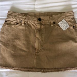 Free People Jean Skirt